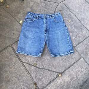 Vintage Faded Glory Relaxed Fit Denim Jorts Jean Shorts 32 in